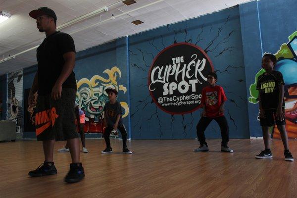 The kids getting a special krump class taught by Hxro. Here at TCS we love giving the kids opportunities to learn everything they can #Krump