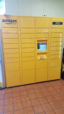 First lockers I seen Amazon delivers your stuff here you pick it up thy hav at CSLB too