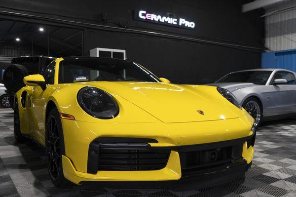 This 2022 Porsche 911 Turbo S came in for our premium 2-step paint correction, full body Xpel clear bra and Ceramic Pro protective coating