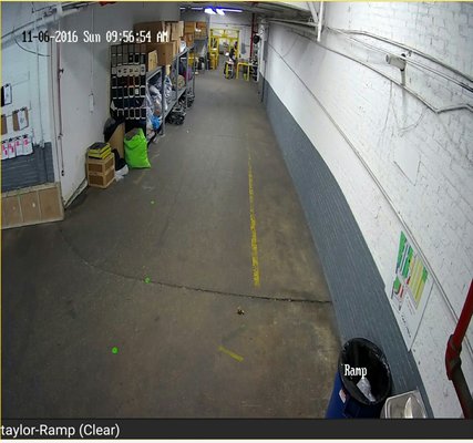 warehouse security camera installation