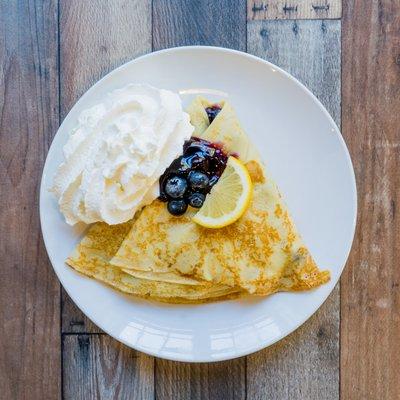 Blueberry Lemon Crepe