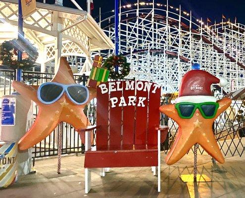 Belmont Park holidays brought to you by Shine Illumination