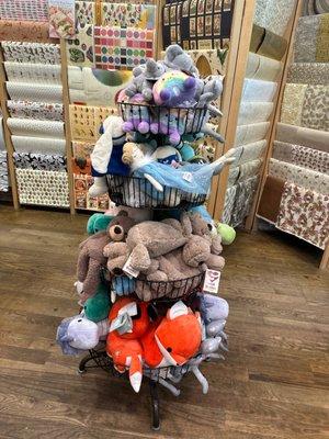 Tower of plushies