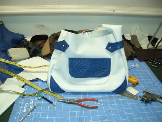 Purse in progress