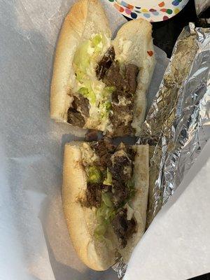 Steak and cheese, a sad and empty feeling