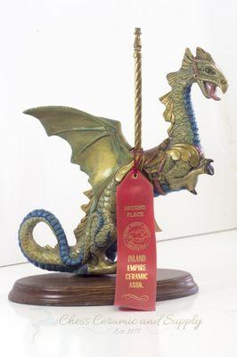 Dragon - Second Place Winner at the Inland Empire Ceramic Assn.