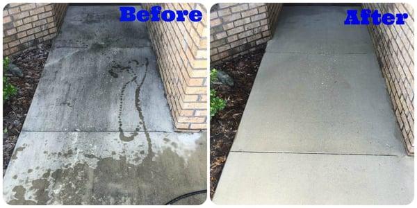 Professional cleaning of driveways, sidewalks, patios, porches and more.