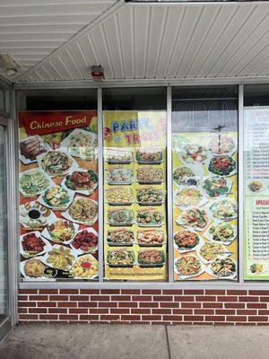 Menu in the window