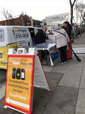 Banded from Human Services Agency, they camp out at Costco