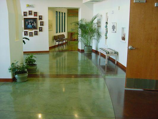 polished concrete city hall Nv