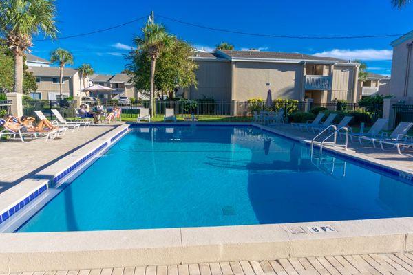 Extra large pool for the family after beach time!  #7 D Chateau La Mer