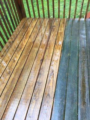 Power Washing Transformation