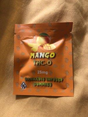 Sticky Green, Mango THC-O Edible