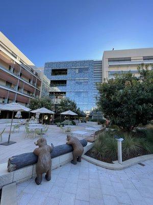 Central courtyard