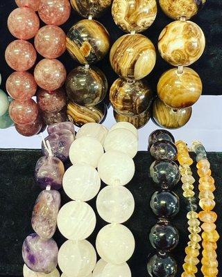 Gemstone bracelets