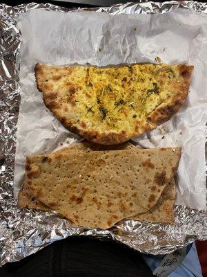 Garlic Naan and Roti