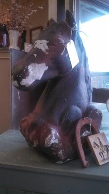 If one awesome concrete horse head is on your "must have" equestrian list..look no further!