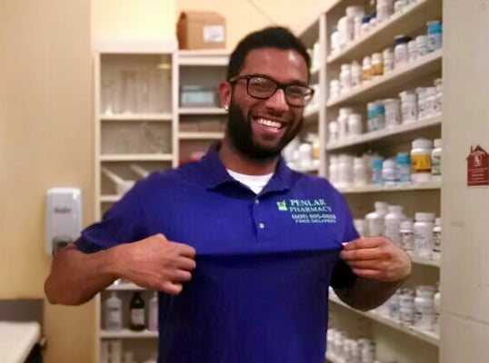 Jay, one of our favorite, family-friendly pharmacy technicians