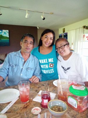 My sweet hubby Nestor and our granddaughter Selena.  Life is good