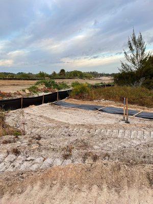 Silt Fence Installation