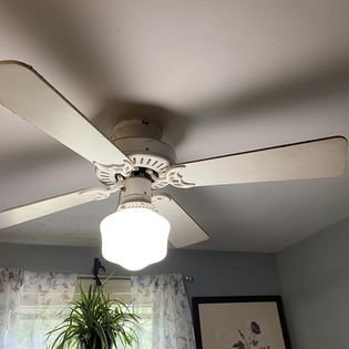 Ceiling fan install. Before