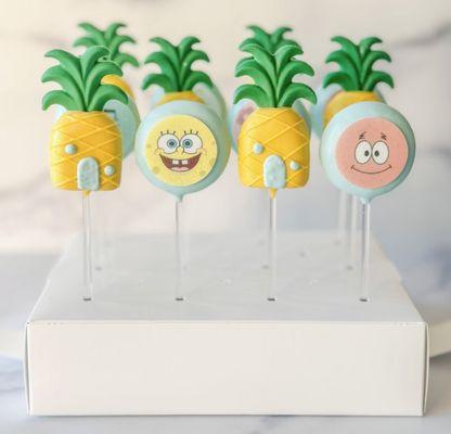 SpongeBob SquarePants Cake Pops