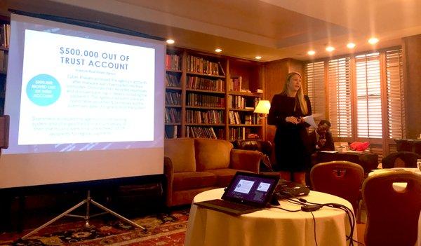 Res/Title New York State Managing Attorney, Stephanie Mangels presenting a Dual Agency CE Course in New York