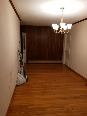 After photos of our Maconaquah area home. bathroom, kitchen and dining area.