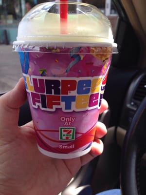 Free birthday cake slurpee