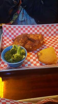 Chicken and broccoli