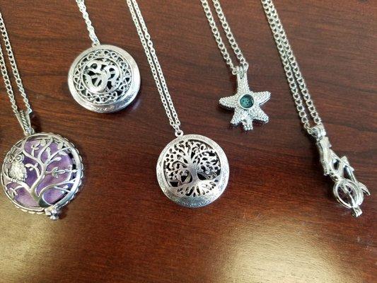 Diffuser Necklaces for your essential oils.