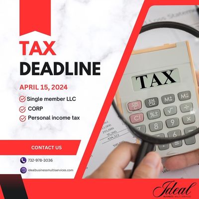 Personal income tax day deadline