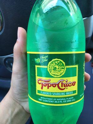 They hid this shipment of Topochico lime just so they would have it in stock when I come in :-) Super nice people!