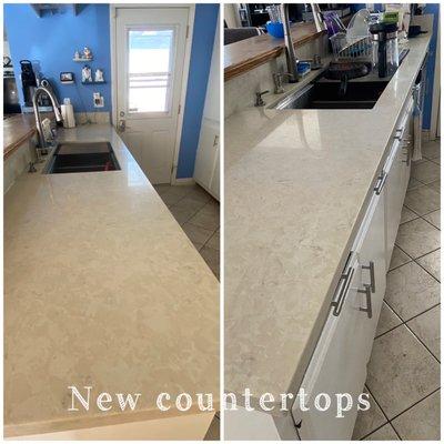 New kitchen countertops