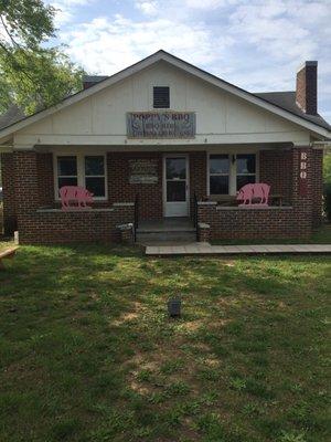 Located in an craftsman red brick home. Built in 1930.