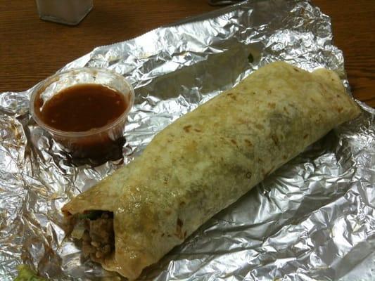 carne asada burrito!