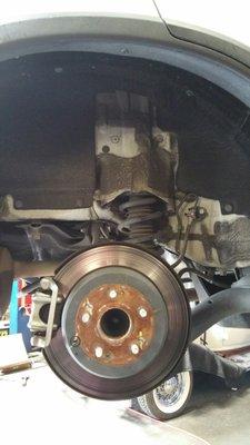 We perform brake and suspension work.,