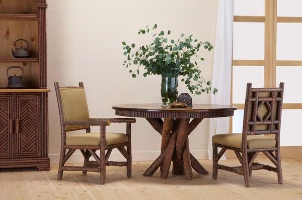 Handcrafted Rustic Table and Chairs by La Lune Collection