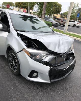 I was in a accident in December 2019