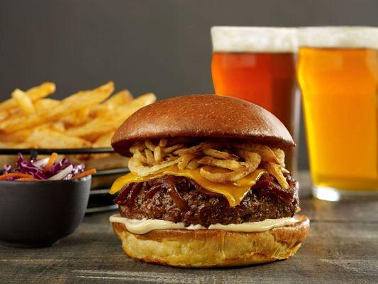 Signature Burger,  Beer & Fries