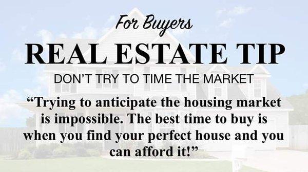 Let's get busy and get you into a home.