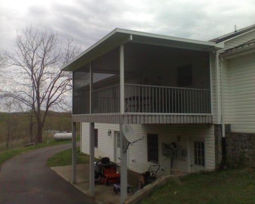 Our insulated patio cover can be screened in with the new SCREENEZE
 system which allows for larger areas to be screened with...