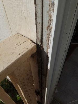 Porch dilapidation