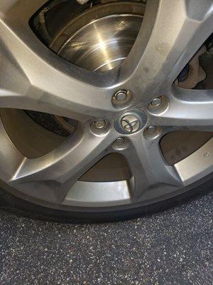 2015 Toyota Venza rear rotors we replaced. $162 with parts and labor.