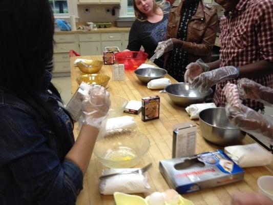 One of our independent living groups. We partner with Hartzell Church and Salem Church of God to provide monthly cooking classes