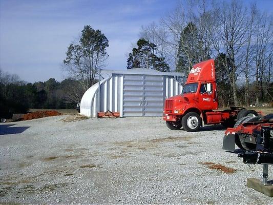 Parking and Storage Shed at Ray's Truck Service