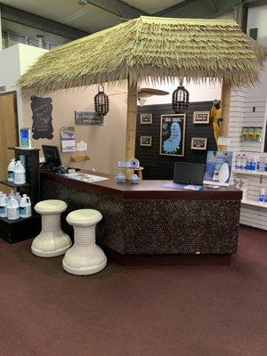 Our knowledgeable staff is able to help you with your water chemistry, just bring in a sample!