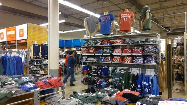 The limited fan apparel often is on sale in the off season. Get some to root on your favorite teams!