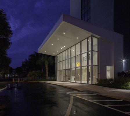 South Miami Dadeland Center office building entrance remodel