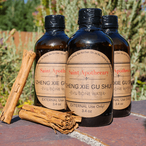 Evil Bone Water Chinese herbal liniment for all types of pain. Order on website https://www.dharmareikiacupuncture.com/ebw-product-info